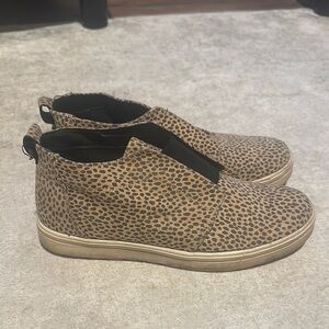 Leopard Print Slip-On Sneakers